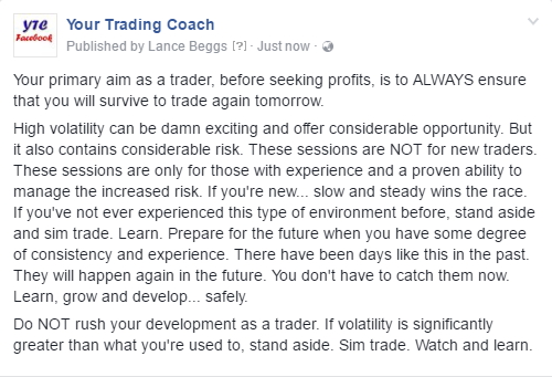 <image: High Volatility - Be Careful Out There>