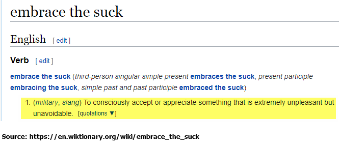 <image: Embrace the suck>