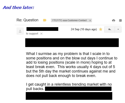 email excerpts