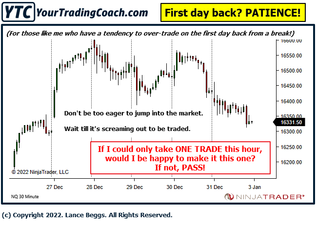<image: First day back - PATIENCE>